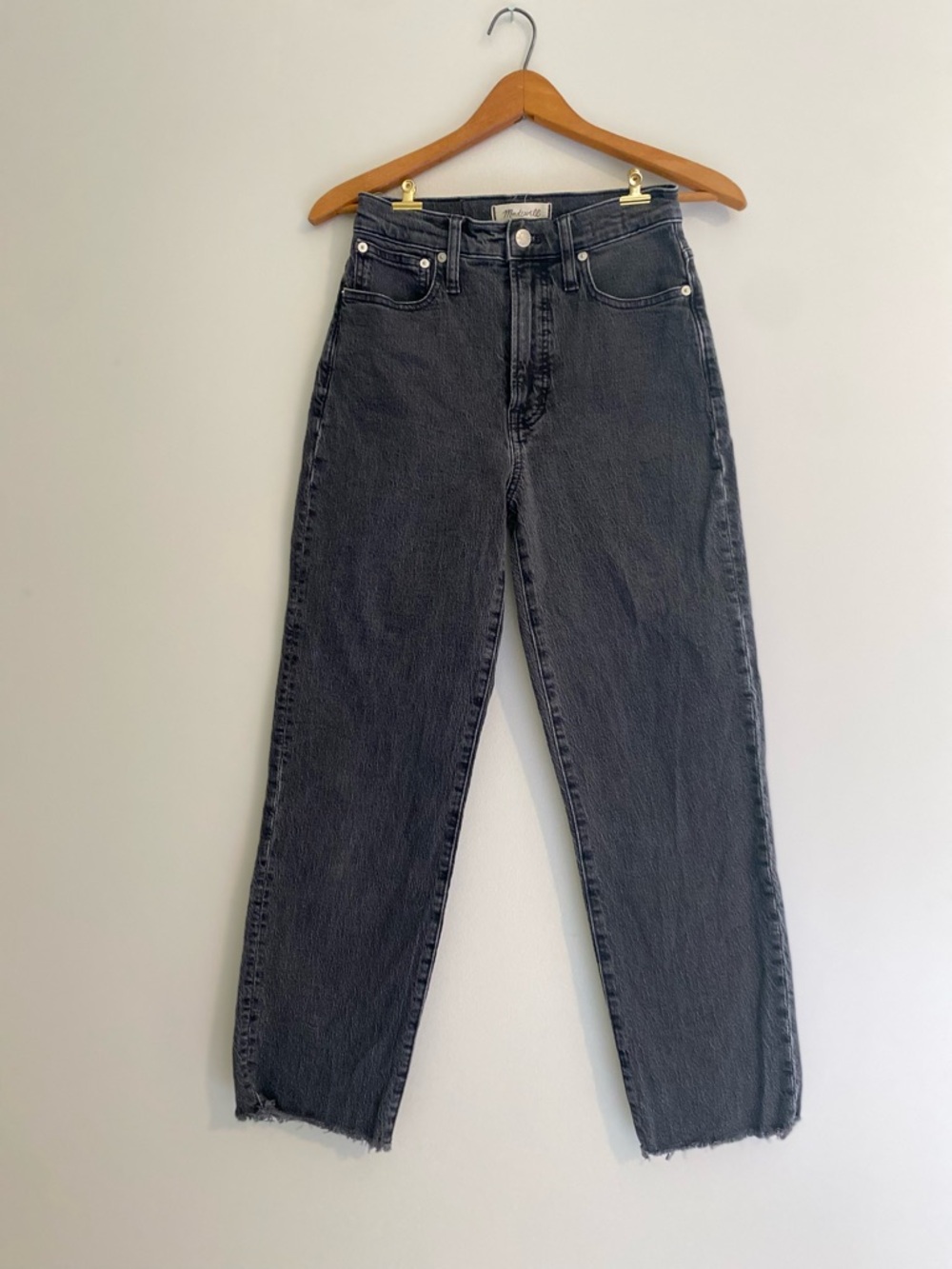 Madewell Black Perfect Vintage Jeans